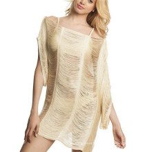 Sexy Batwing Hollow Out Maillots De Bain Bikini Cover Up Robe De Plage